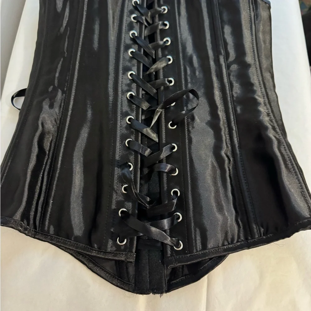 Hustler Hollywood Black Corset with Studded Details - Picture 3 of 8